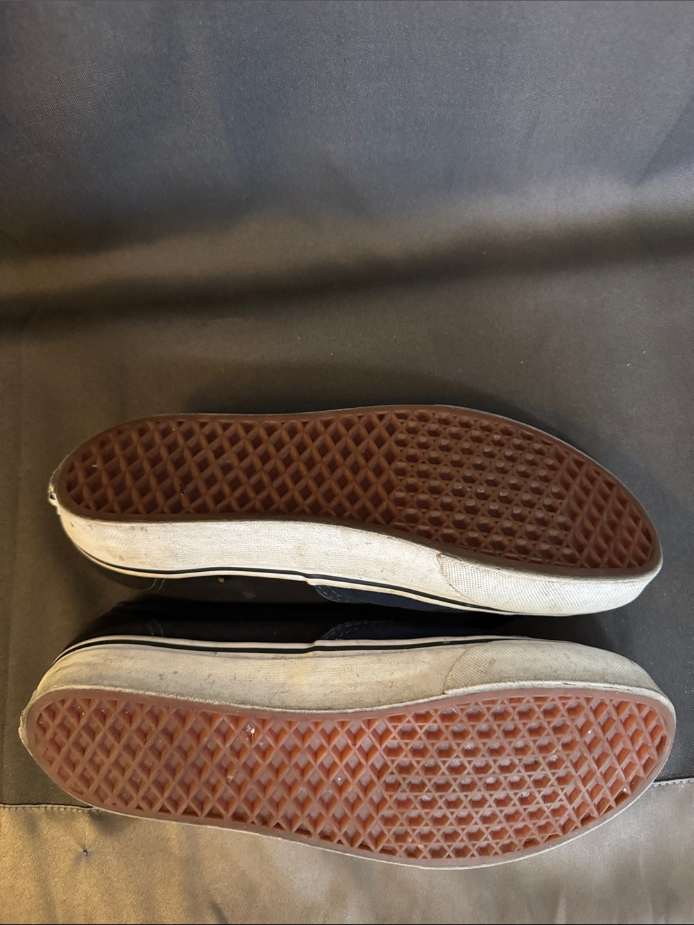 Vans Black and Blue Low-Top Canvas Sneakers - Picture 4 of 4